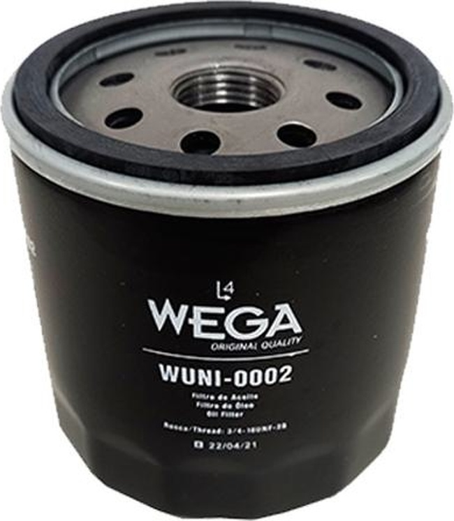 Filtro Blindado de Óleo Lubrificante - Wega - WUNI-0002