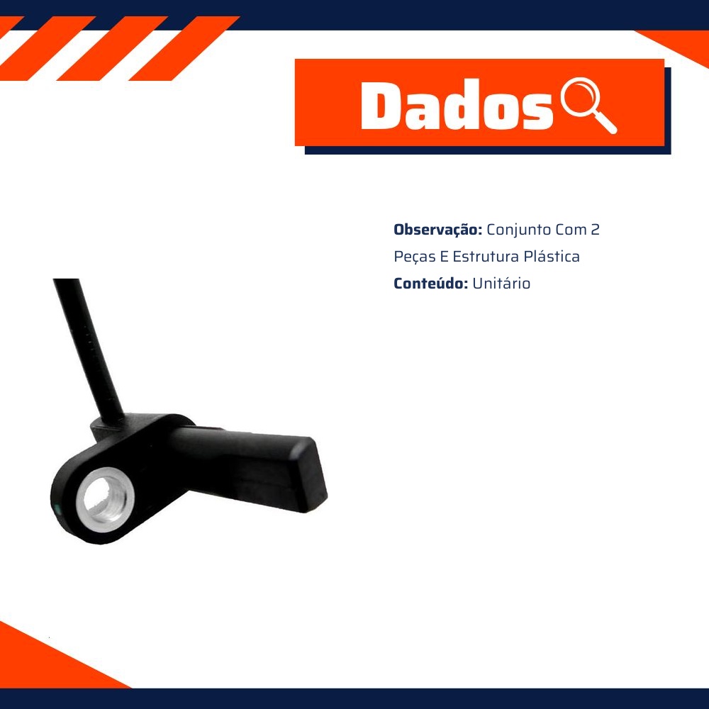 Sensor de Freio ABS Traseiro - IMA - AL-2019