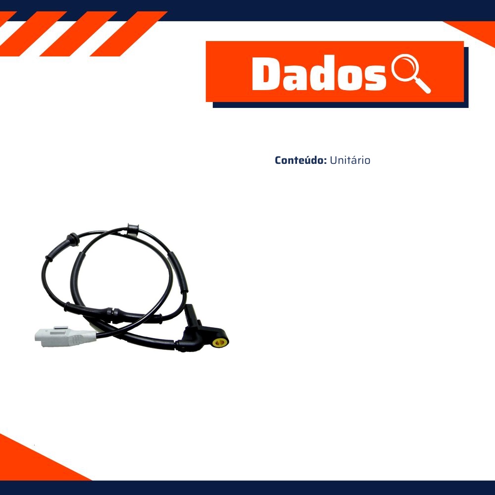 Sensor de Freio ABS Traseiro - IMA - AL-2049