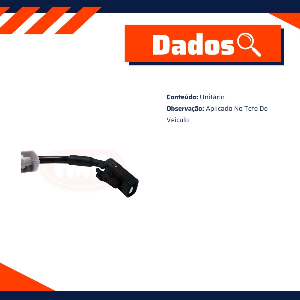 Sensor de Freio ABS Dianteiro - IMA - AL-2212