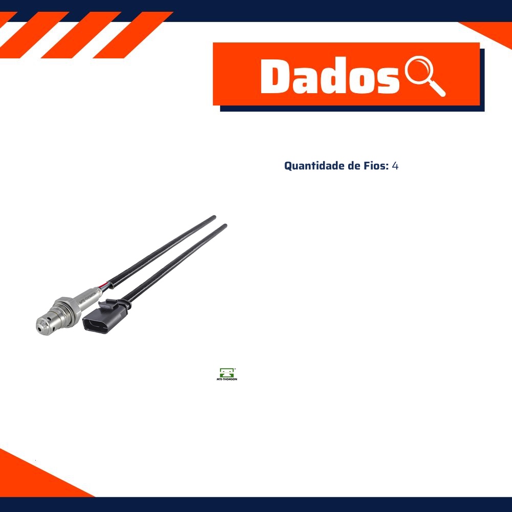 Sonda Lambda Planar - MTE - 8408.40.080