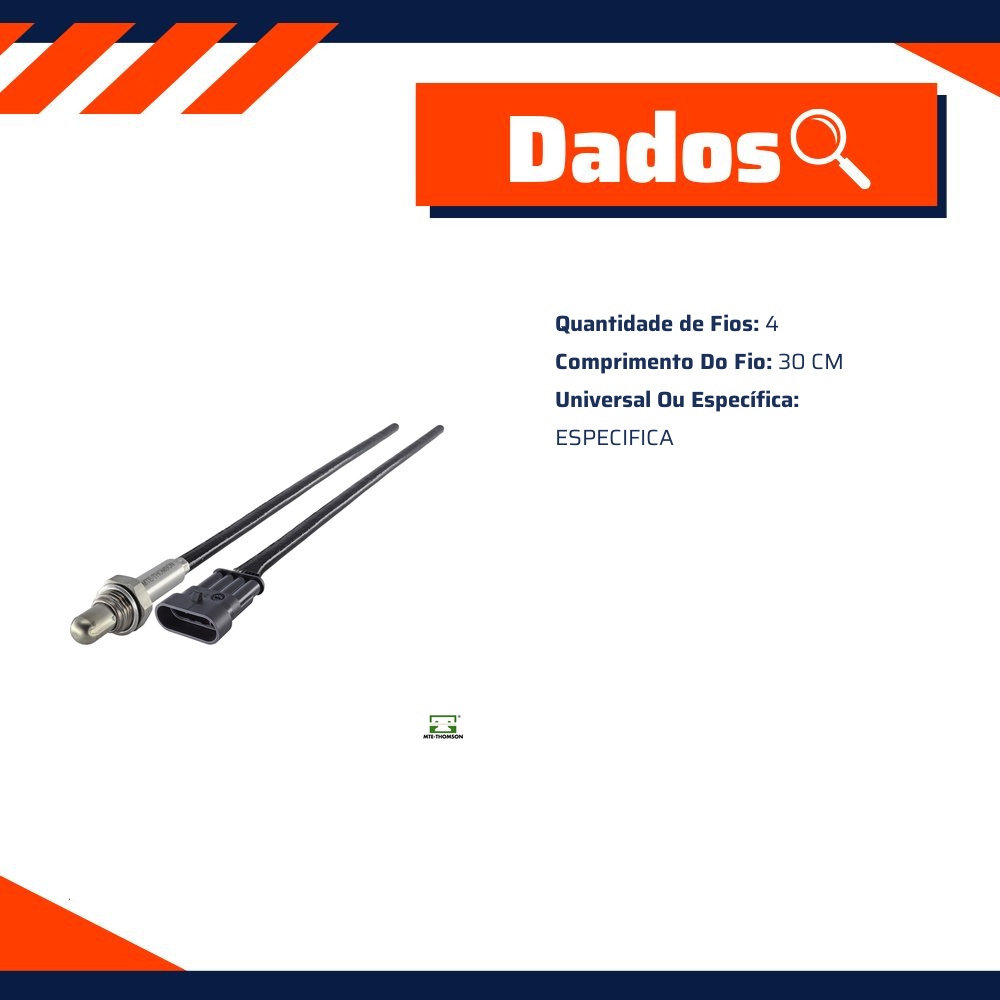 Sonda Lambda Planar - MTE - 8712.40.030