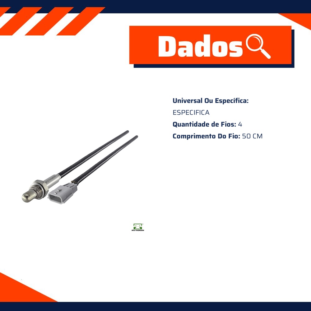 Sonda Lambda Convencional - MTE - 8715.40.050