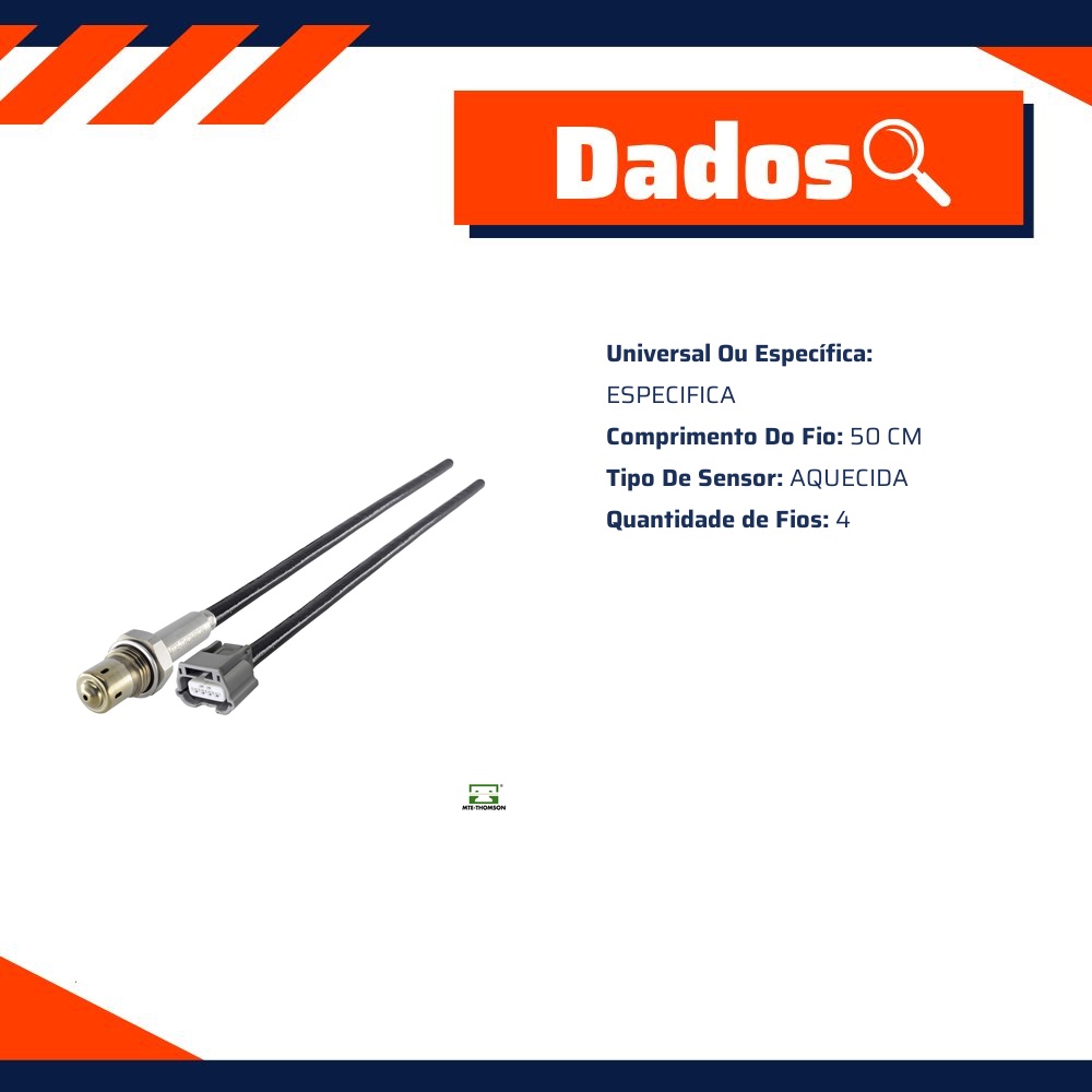 Sonda Lambda Planar para Nissan March e Versa - MTE-THOMSON - 8981.40.050