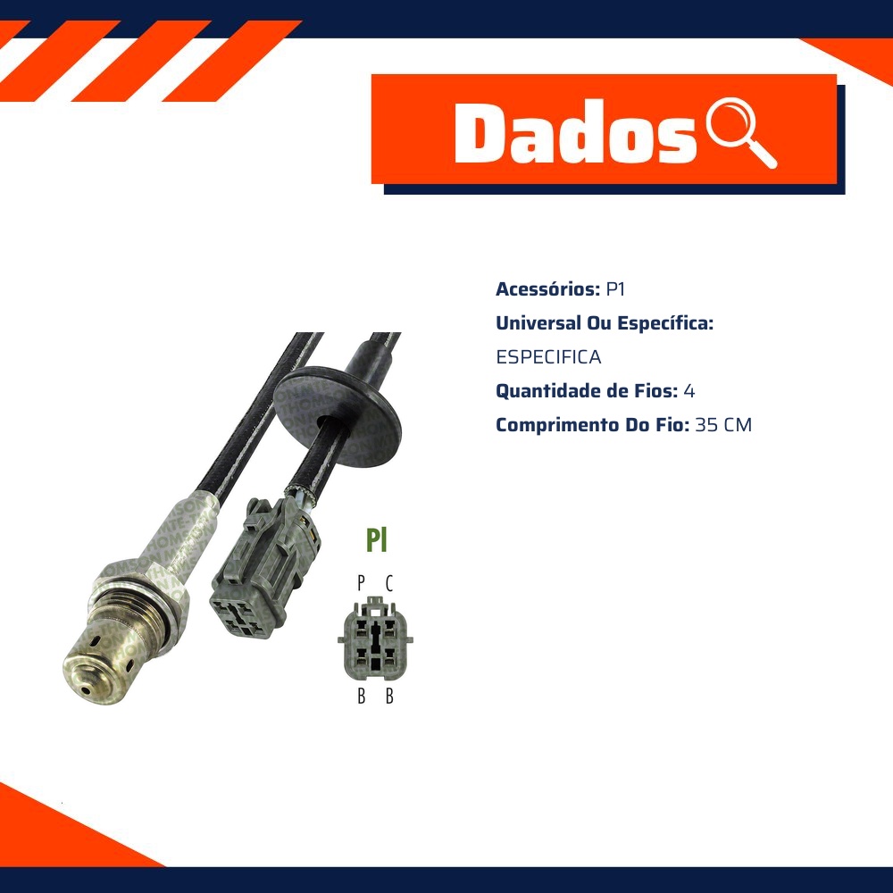 Sonda Lambda Planar - MTE - 8959.40.035P1
