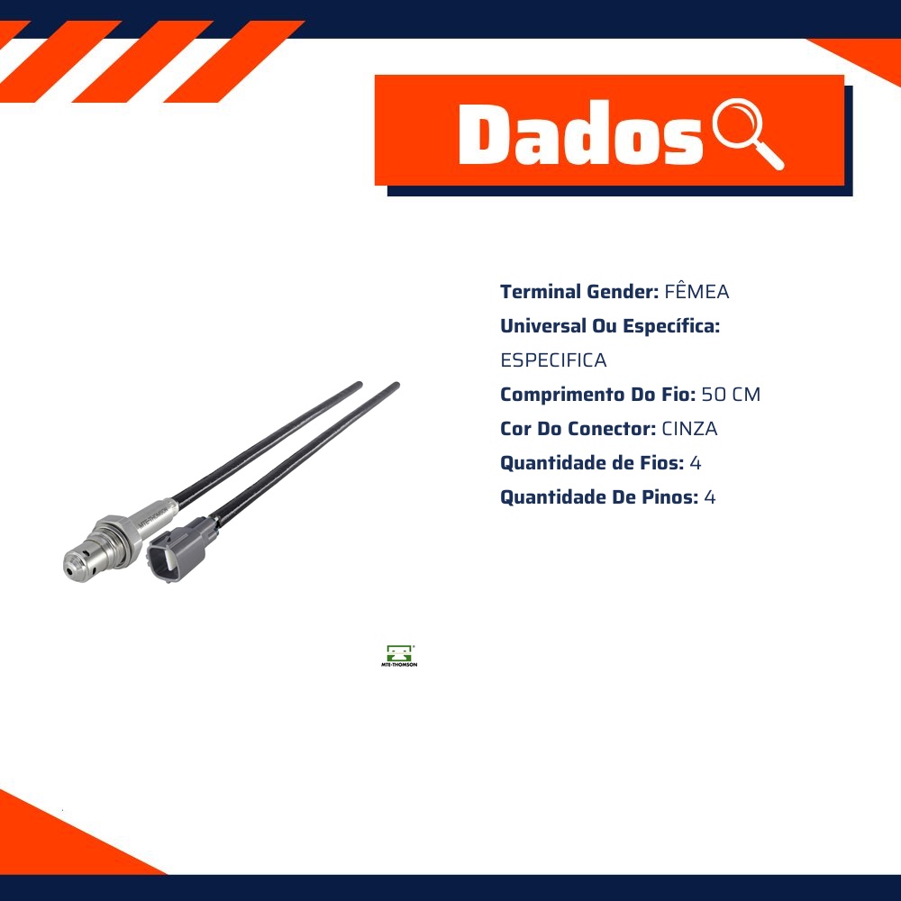 Sonda Lambda A/F para Toyota Camry e RAV4 - MTE-THOMSON - 9810.40.050
