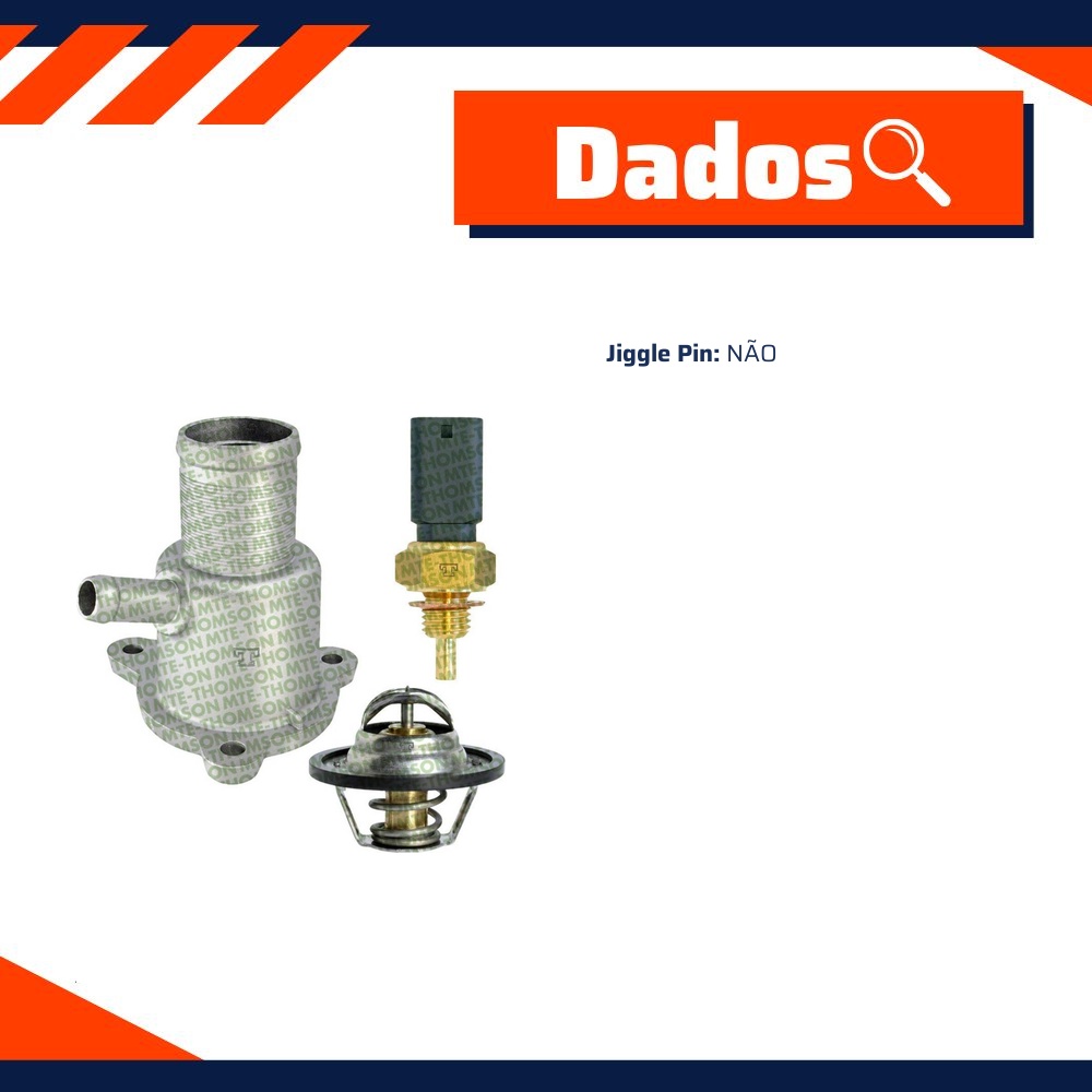 Kit Válvula Termostática e Sensor de Temperatura - MTE - K20042