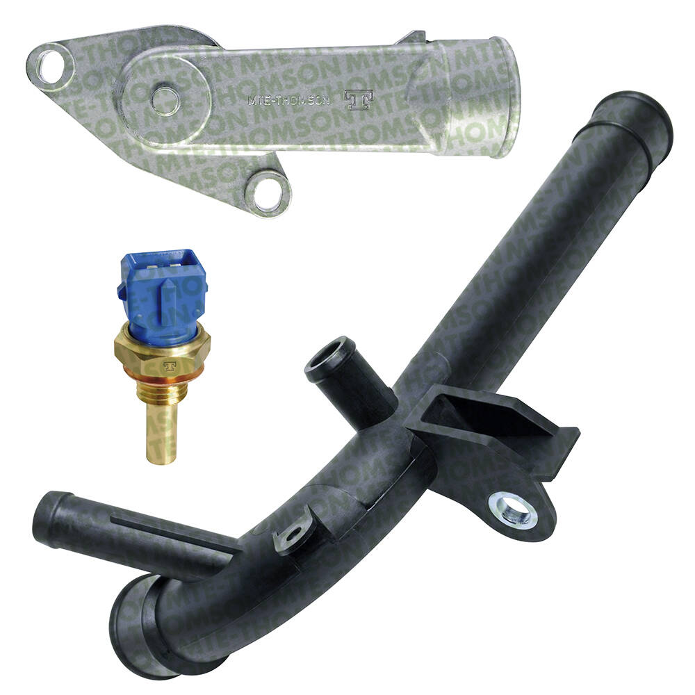 Kit Válvula Termostática Carcaça Tubo e Sensor Temperatura para Chevrolet Corsa e Meriva - MTE-THOMSON - K20066