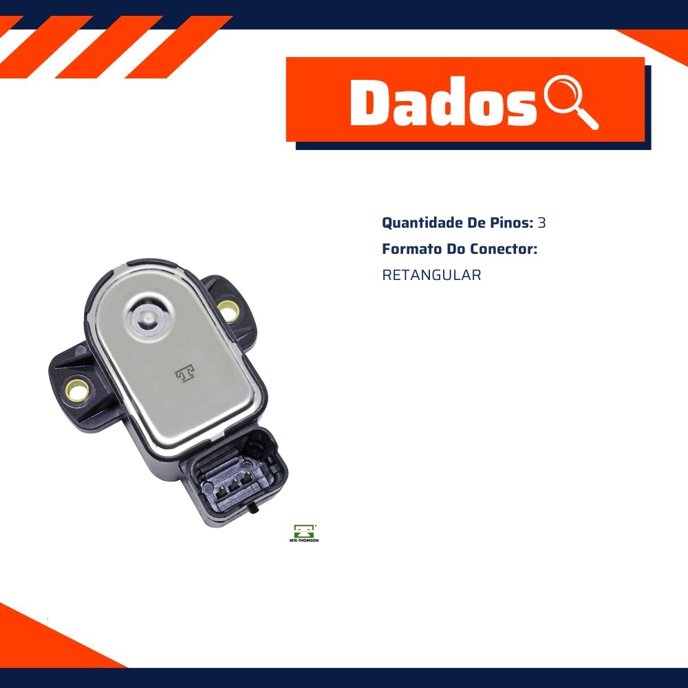 Sensor de Posição da Borboleta - TPS - MTE - 7287