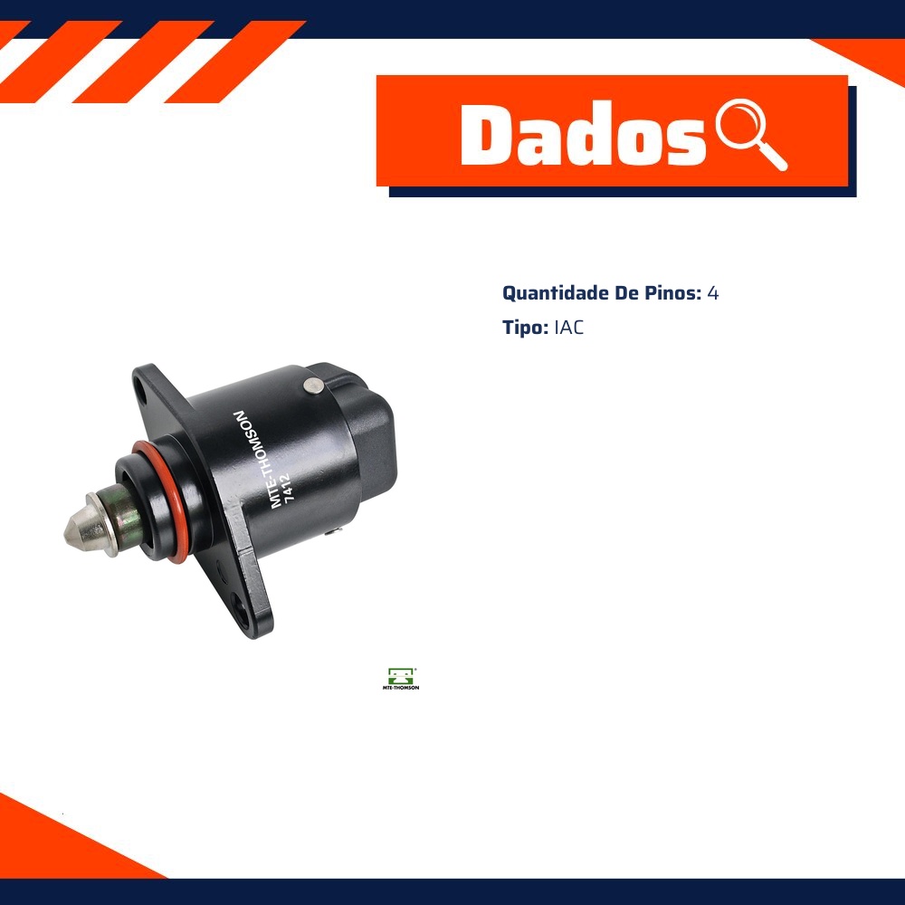 Atuador de Marcha Lenta para Daewoo Leganza e Nubira - MTE-THOMSON - 7412