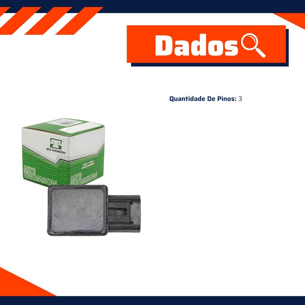 Sensor de Pressão Dos Gases do Escapamento Egps para Ford Ranger e Transit - MTE-THOMSON - 7616