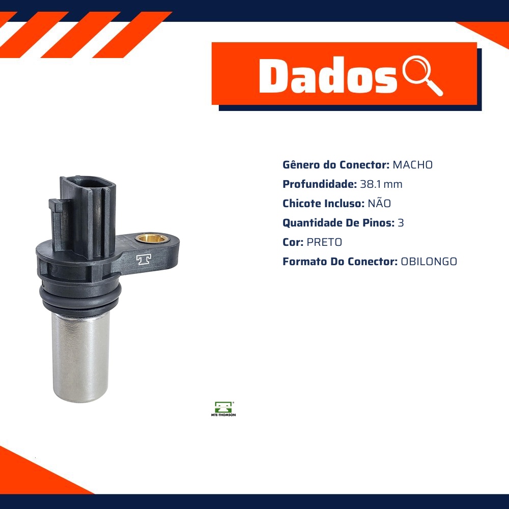 Sensor de Rotação do Motor para Nissan X-TRAIL - MTE-THOMSON - 70298