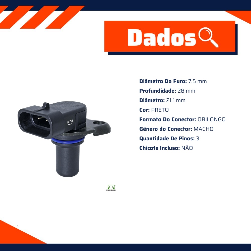 Sensor de Fase Rotação para Hyundai Santa Fé - MTE-THOMSON - 70299