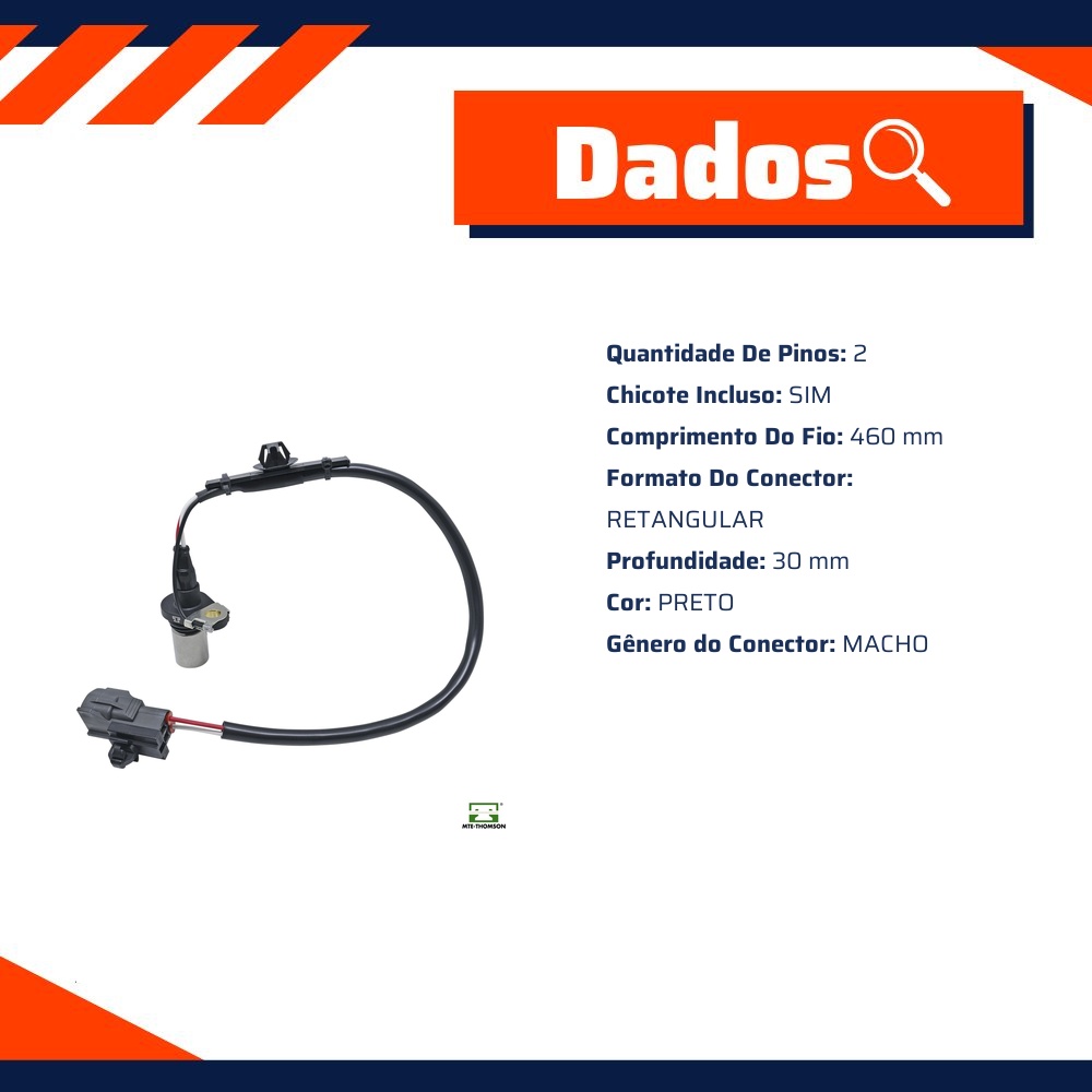 Sensor de Rotação do Motor para Toyota Corolla - MTE-THOMSON - 70568