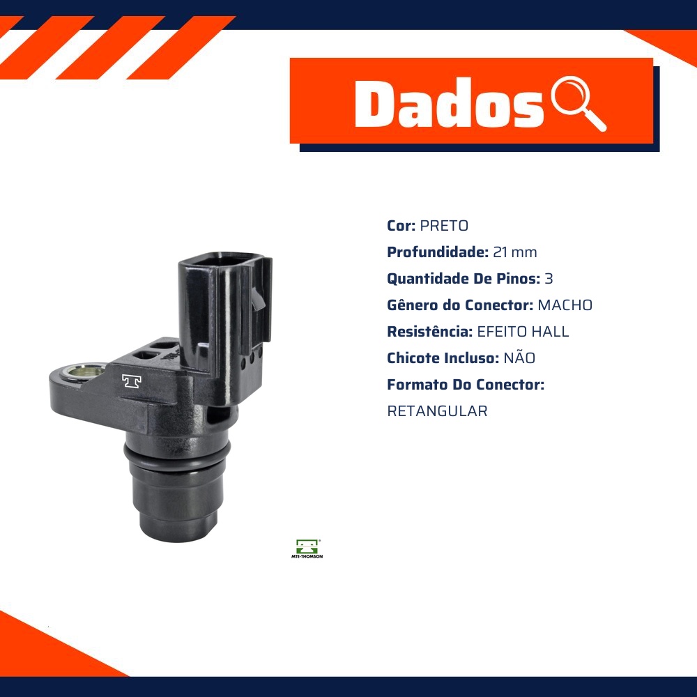 Sensor de Fase Rotação para Honda City e FIT - MTE-THOMSON - 70684