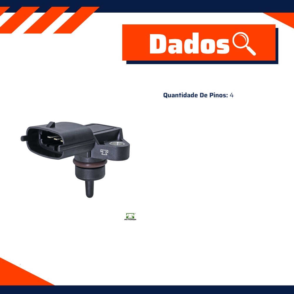 Sensor de Pressão do Coletor Map para Hyundai HR e KIA Bongo - MTE-THOMSON - 71089