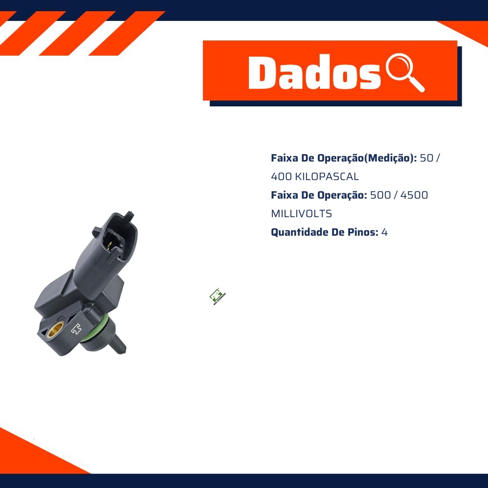 Sensor de Pressão do Coletor - MAP - MTE - 71091