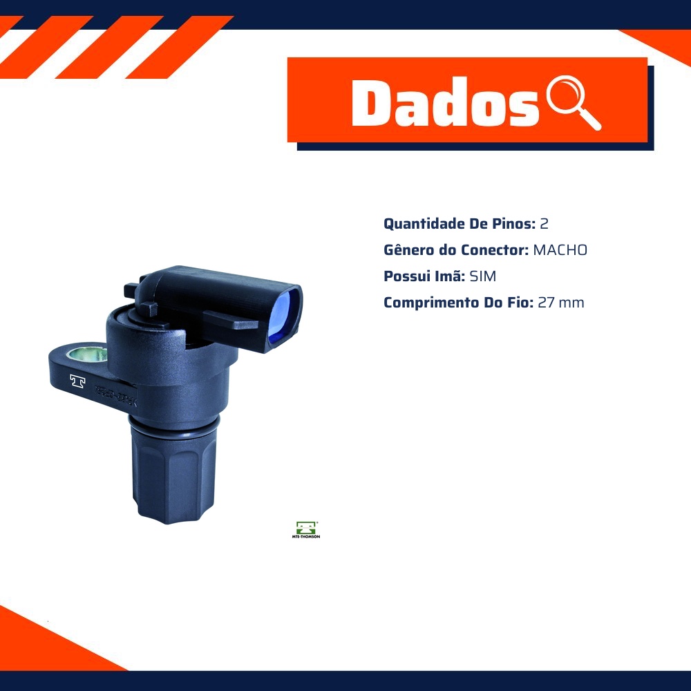 Sensor de Velocidade da Roda ABS para Ford F-350 e Ranger - MTE-THOMSON - 73314