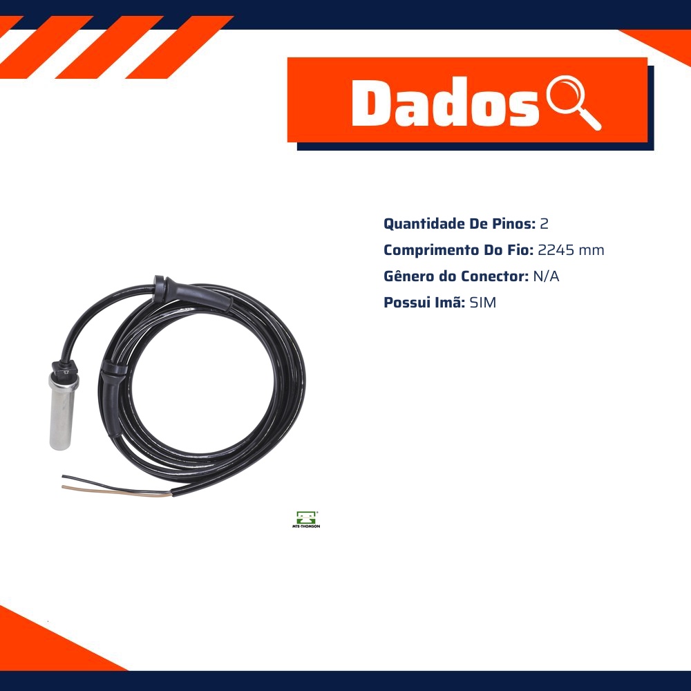 Sensor de Freio ABS - MTE - 73318