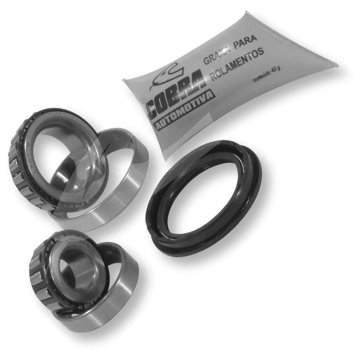 Kit Rolamento Roda Dianteira para Volkswagen Variant - Cobra Automotiva - RK7 C