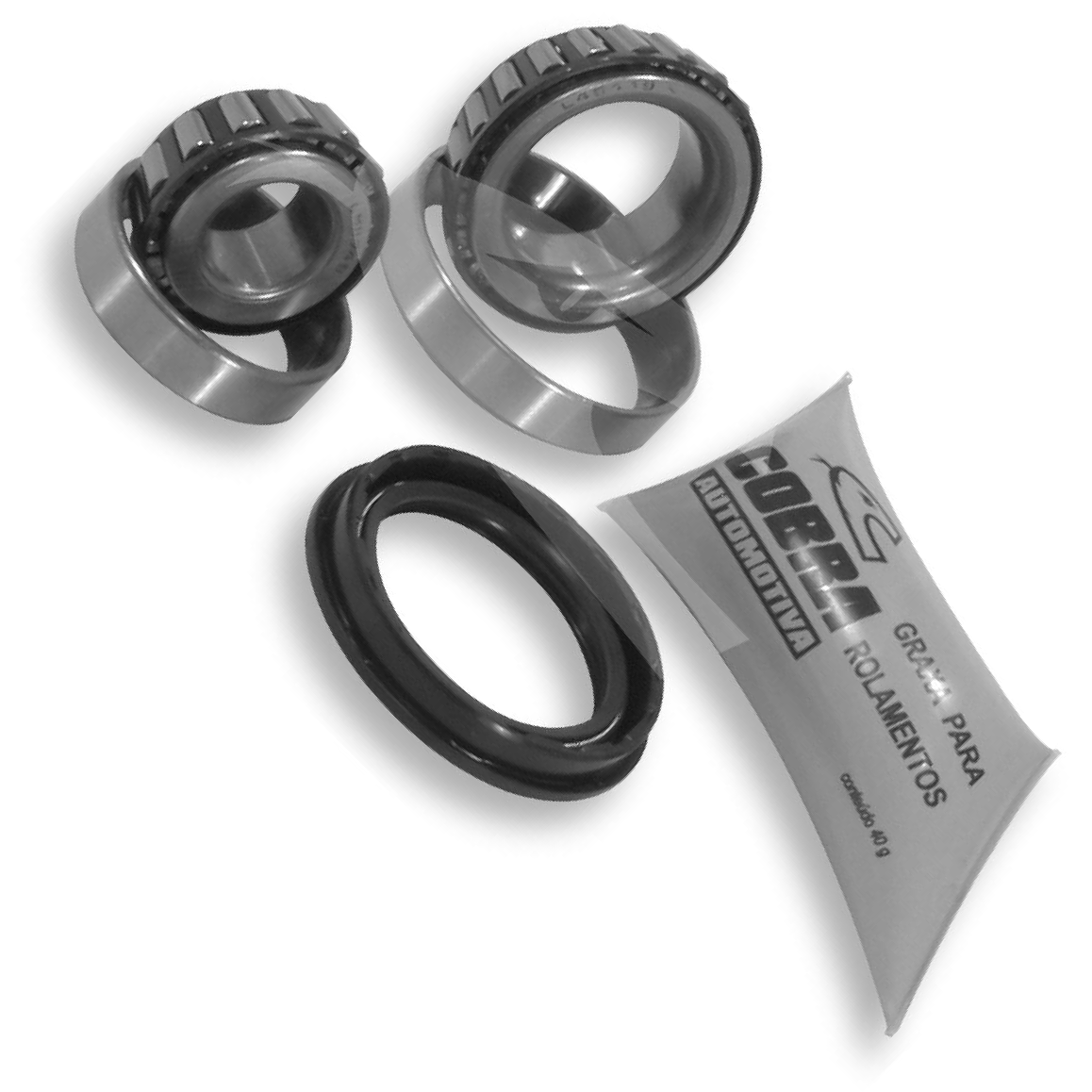 Kit Rolamento Roda Dianteira para Volkswagen Variant - Cobra Automotiva - RK7 C