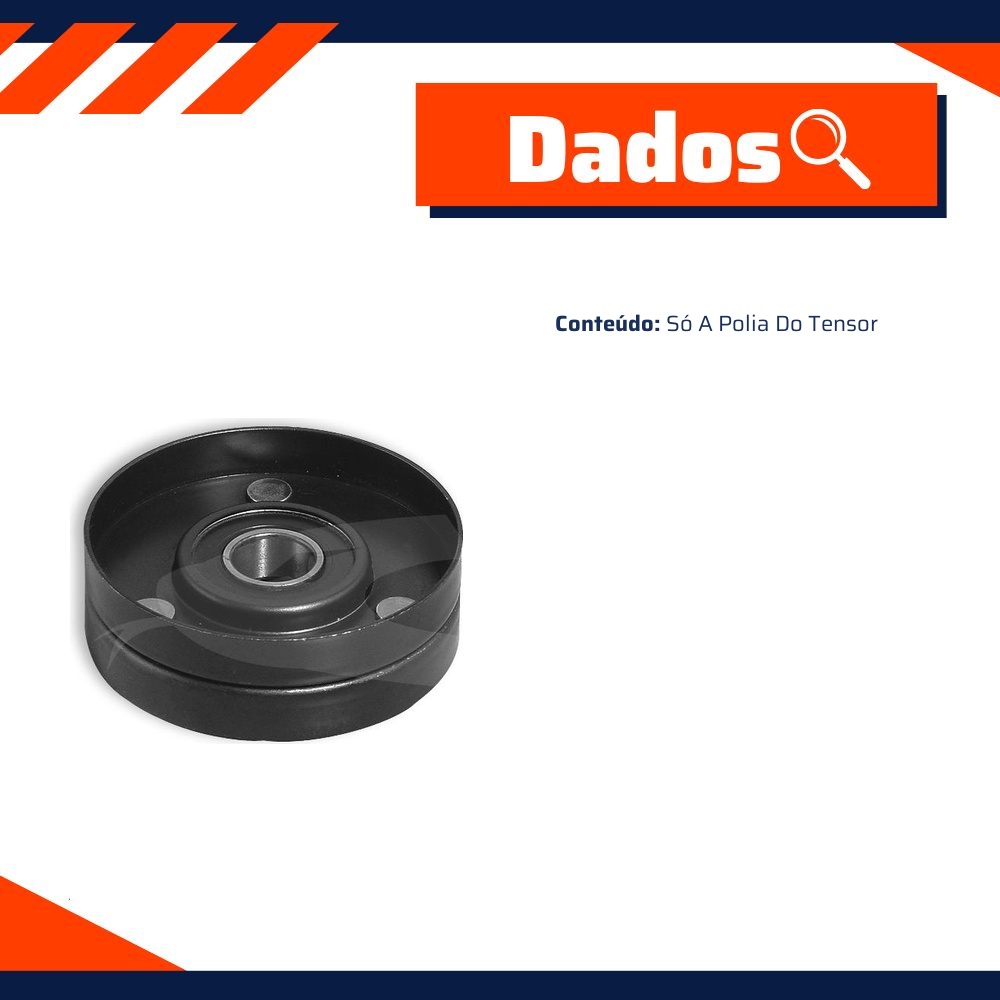 Polia Correia do Alternador para Volkswagen Gol e Parati - Cobra Automotiva - FE177624