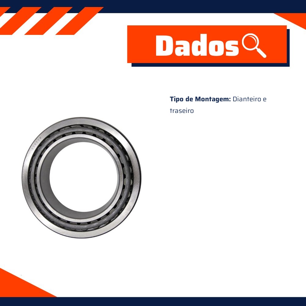 Rolamento Radial de Rolos Cônicos para Iveco Eurocargo 150-E18 - Cobra Automotiva - 32021 X