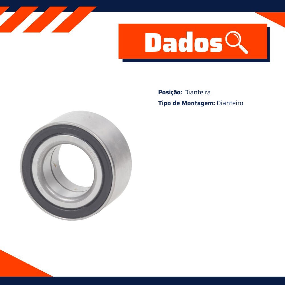 Rolamento Roda Dianteira para Ford Mondeo - Cobra Automotiva - DAC407537