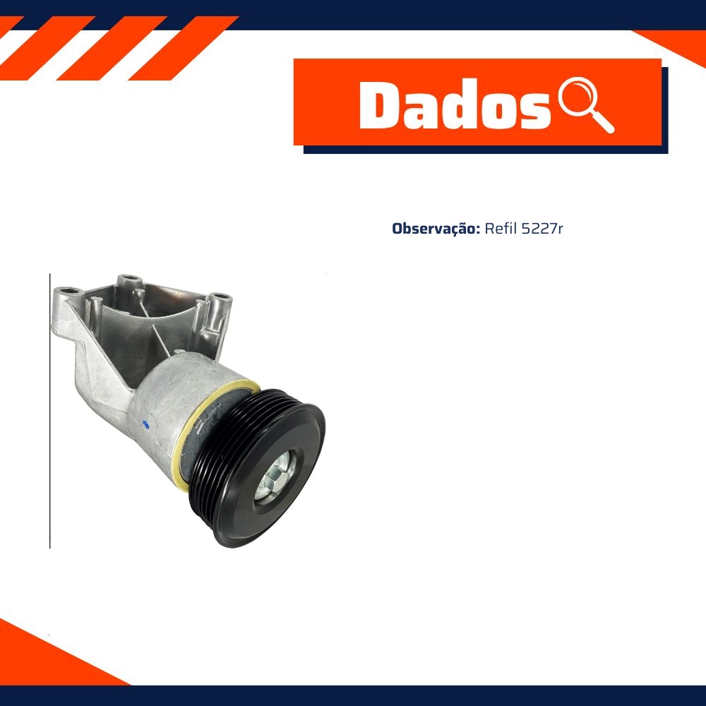 Tensor Correia do Alternador para Ford Courier e Fiesta - Cobra Automotiva - 5237