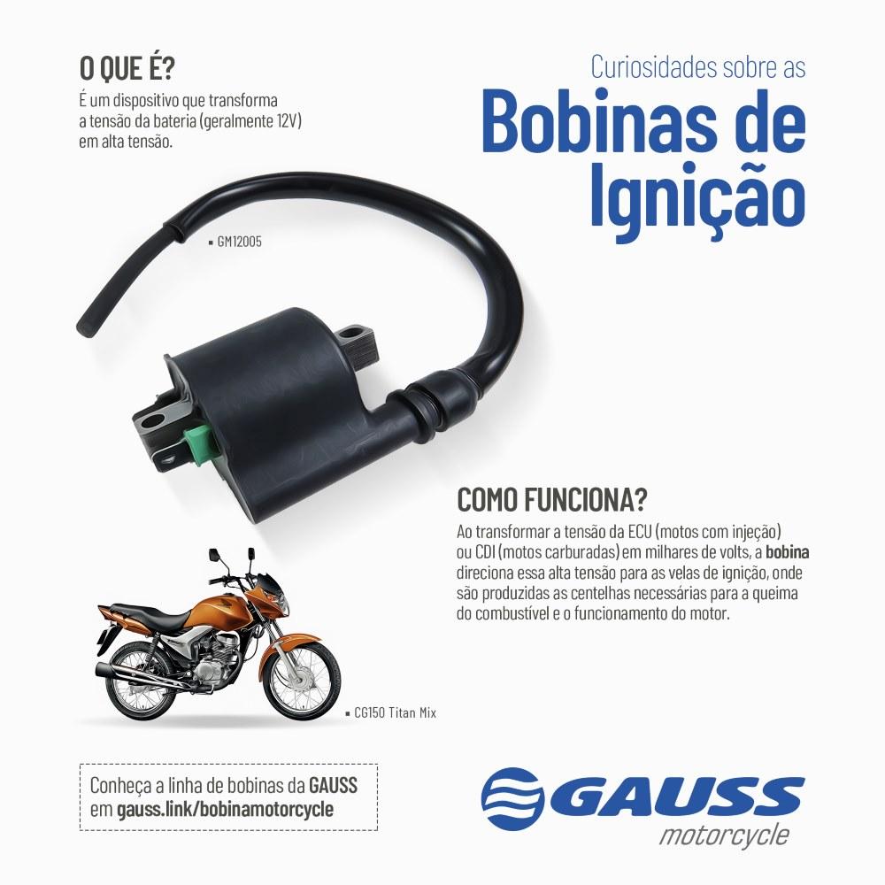 Bobina de Ignição - Gauss - GM12032