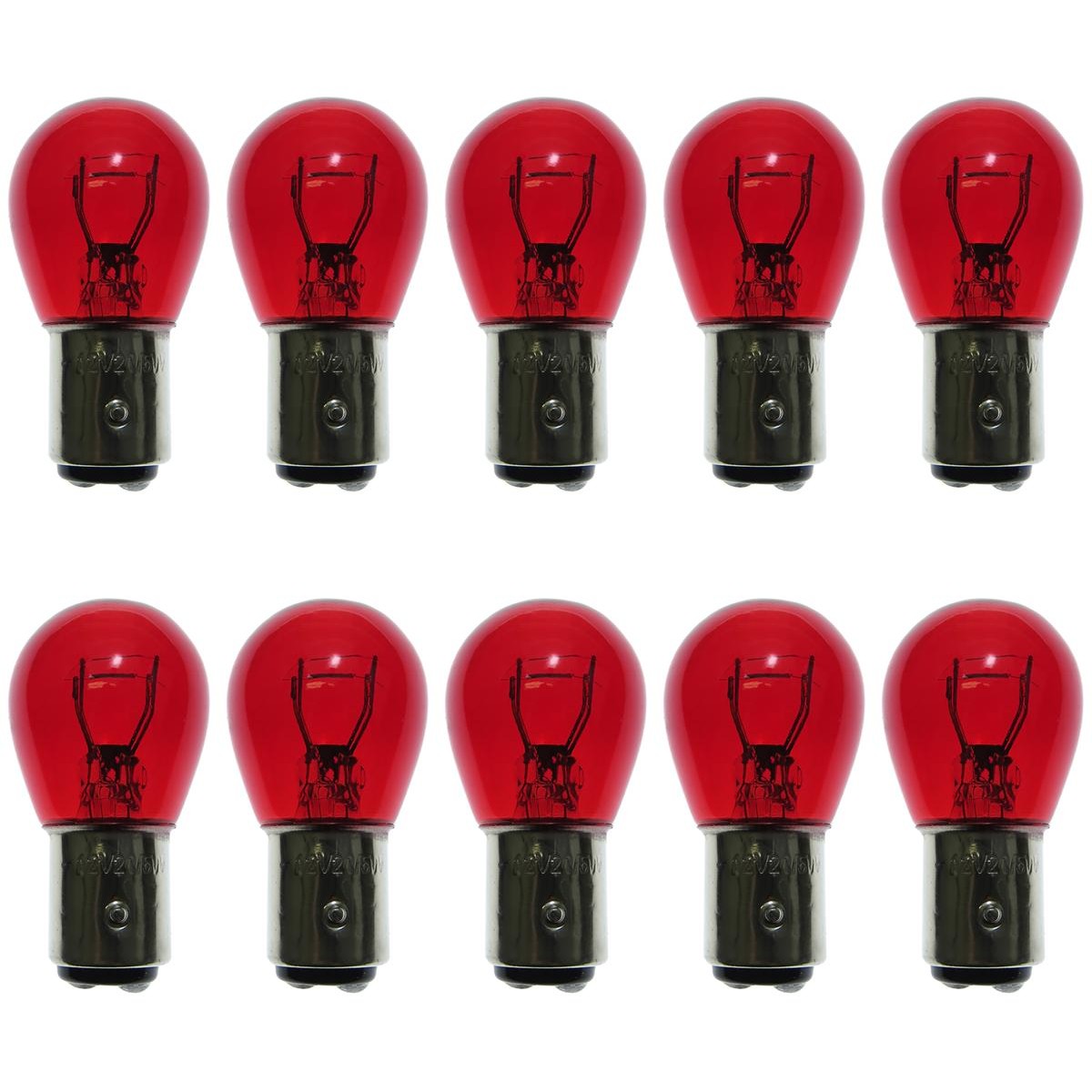 10 Lâmpadas 21/5W 12V Vermelha - Gauss - GL1034V