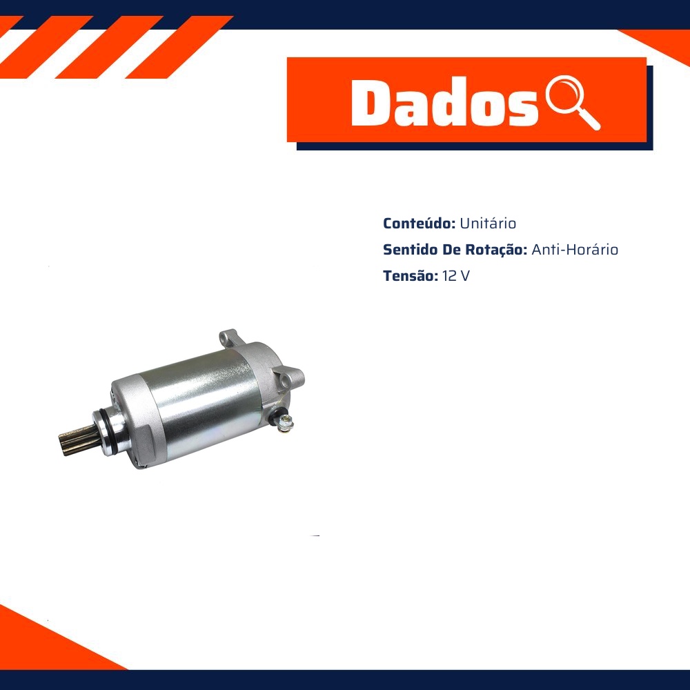 Motor de Partida - Gauss - GM23004