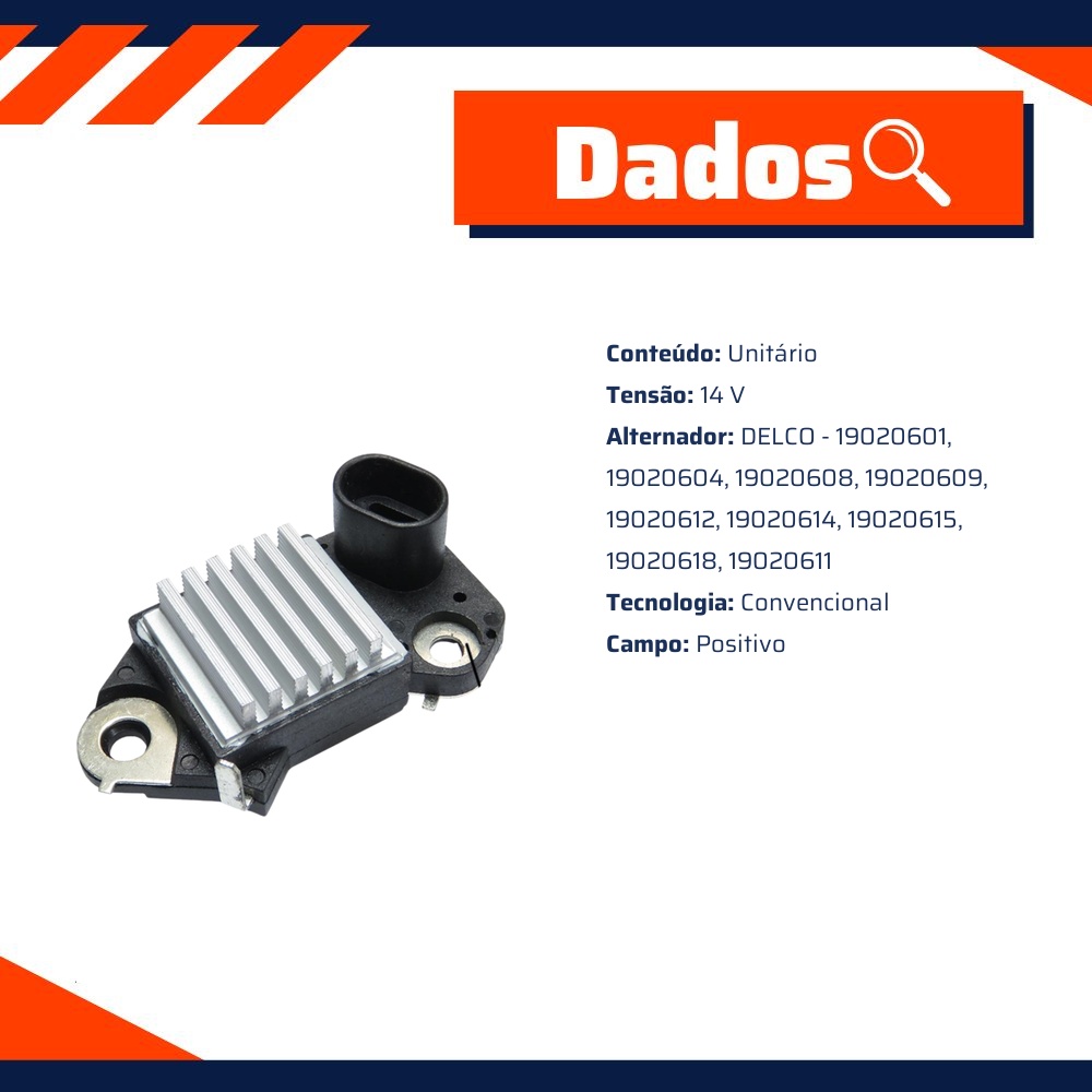 Regulador de Voltagem 14V - Gauss - GA947