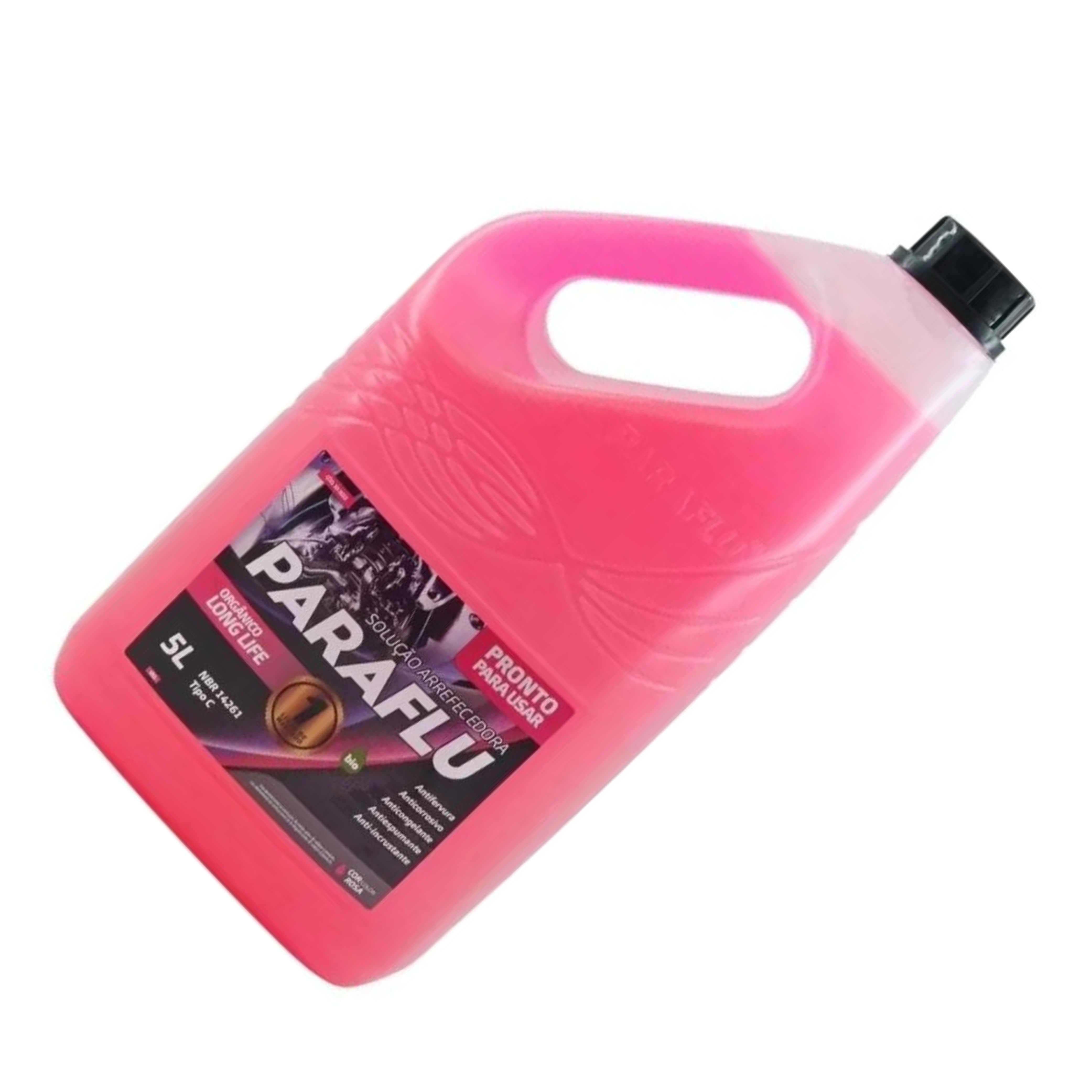 Aditivo para Radiador Rosa Bio Orgânico Pronto para Uso 5 Litros - Paraflu - 10-3022