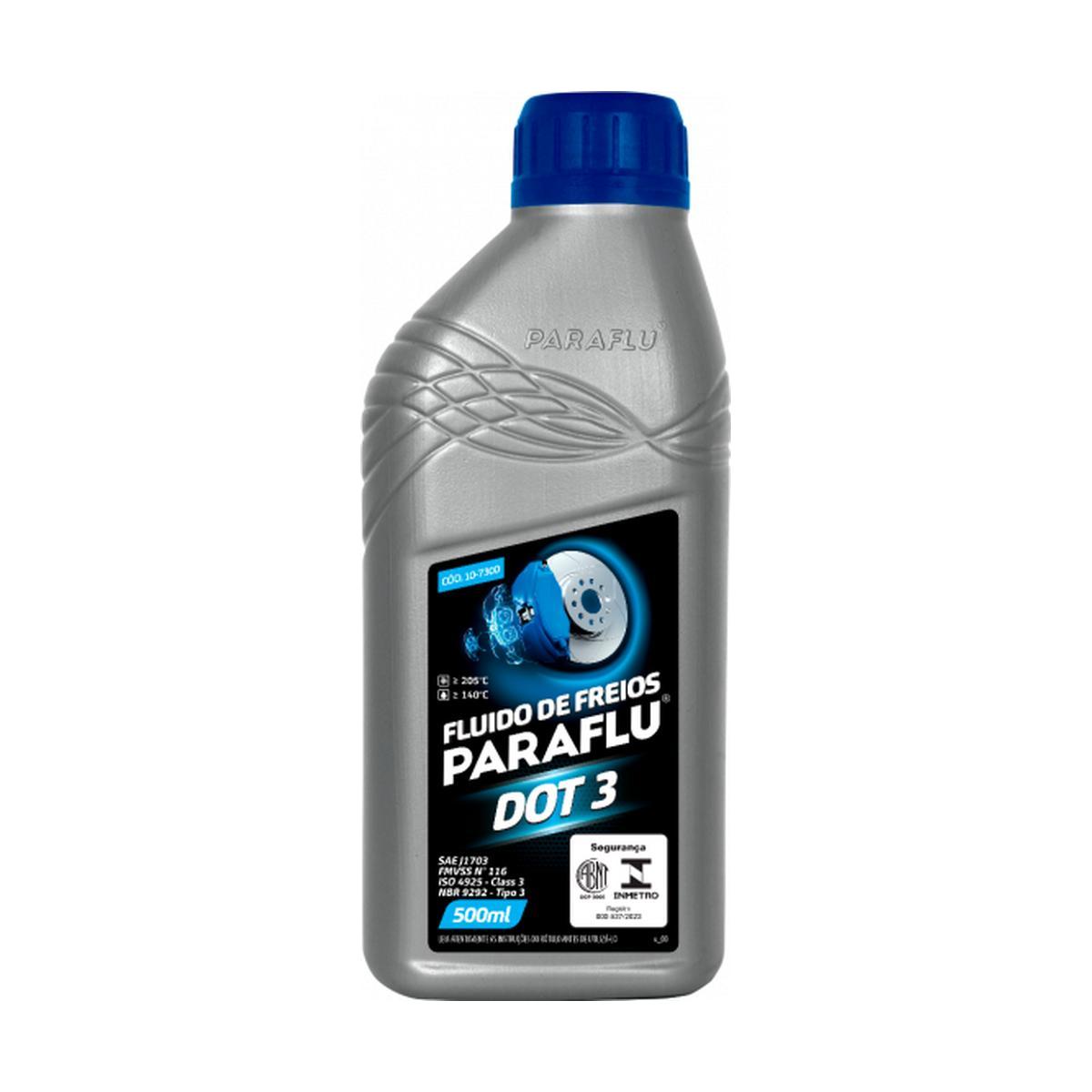 Fluido de Freios DOT 3 500 ml - Paraflu - 10-7300