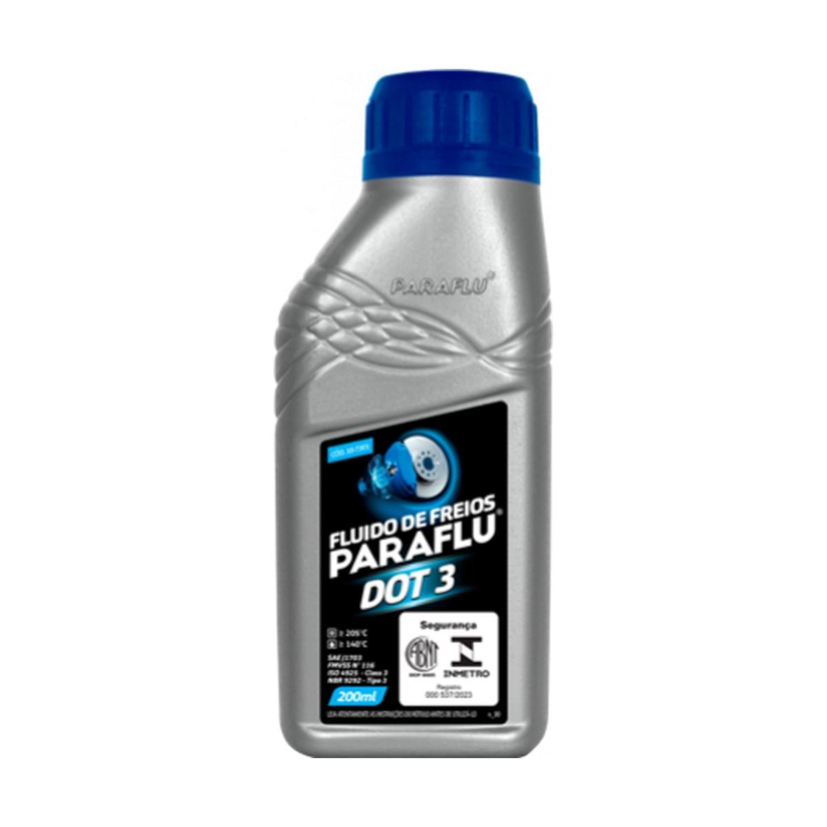 Fluido de Freios DOT 3 200 ml - Paraflu - 10-7301