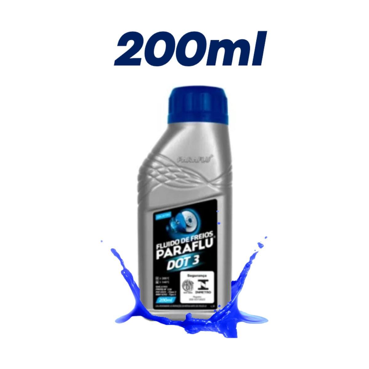 Fluido de Freios DOT 3 200 ml - Paraflu - 10-7301