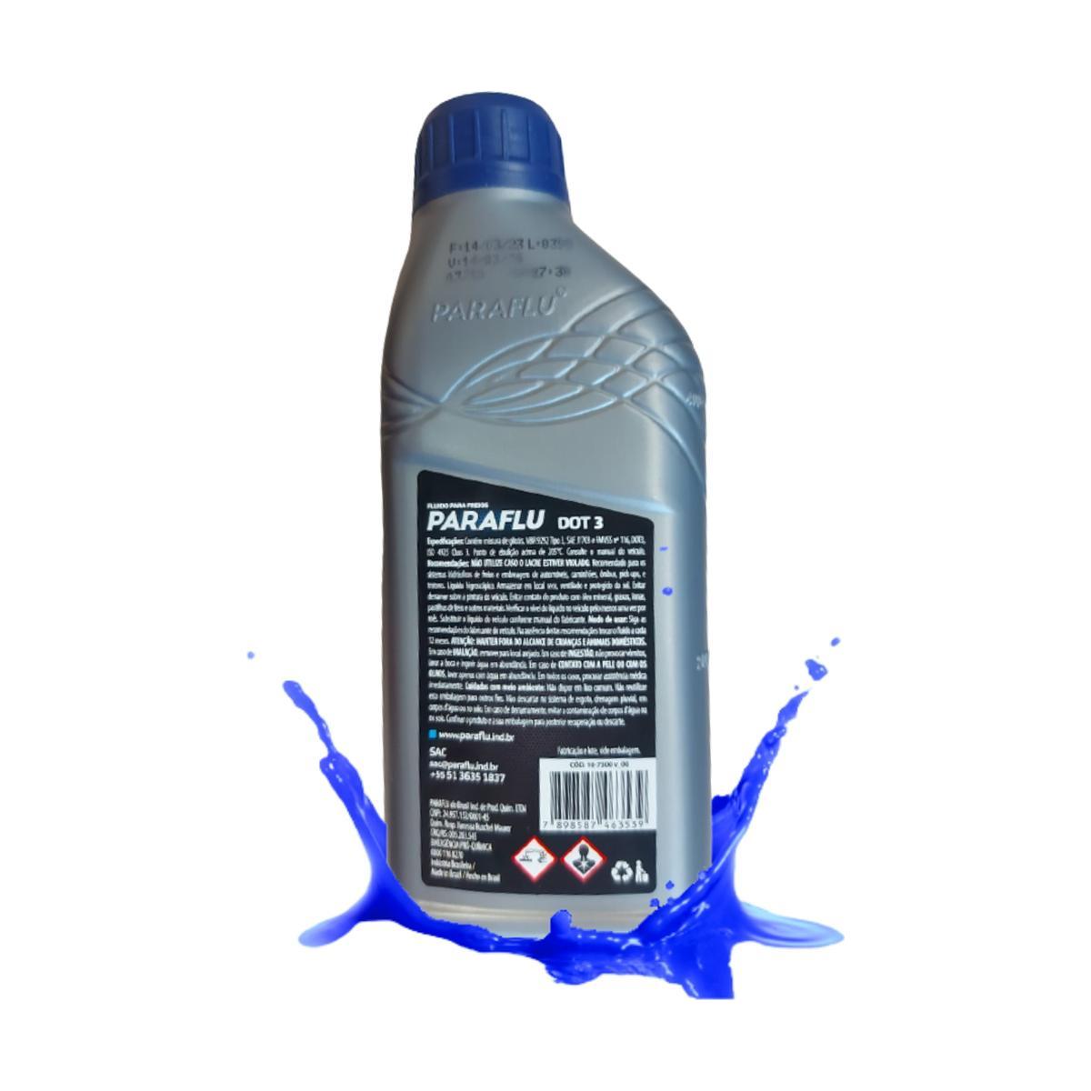 Fluido de Freios DOT 3 200 ml - Paraflu - 10-7301