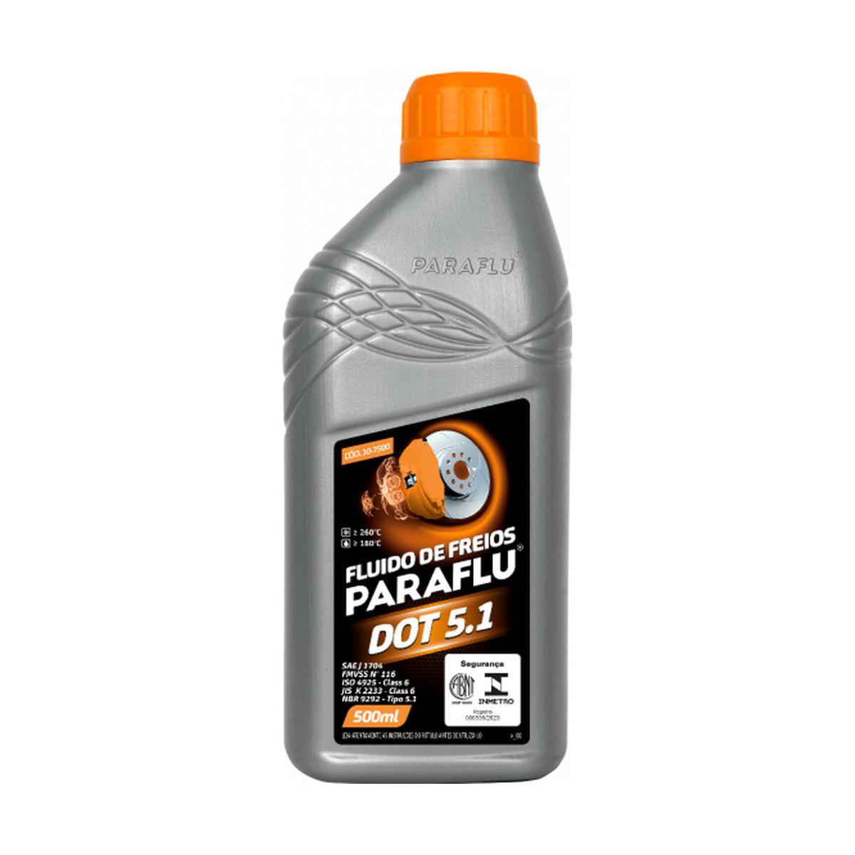 Fluido de Freios DOT 5.1 500 ml - Paraflu - 10-7500