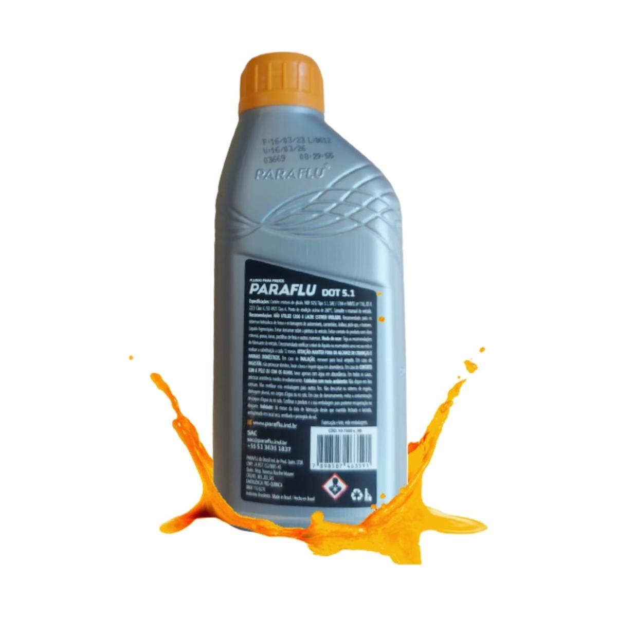 Fluido de Freios DOT 5.1 500 ml - Paraflu - 10-7500