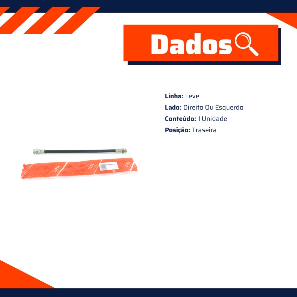 Tubo Flexível Freio Traseiro para KIA Sportage - TRW - RPFX07360