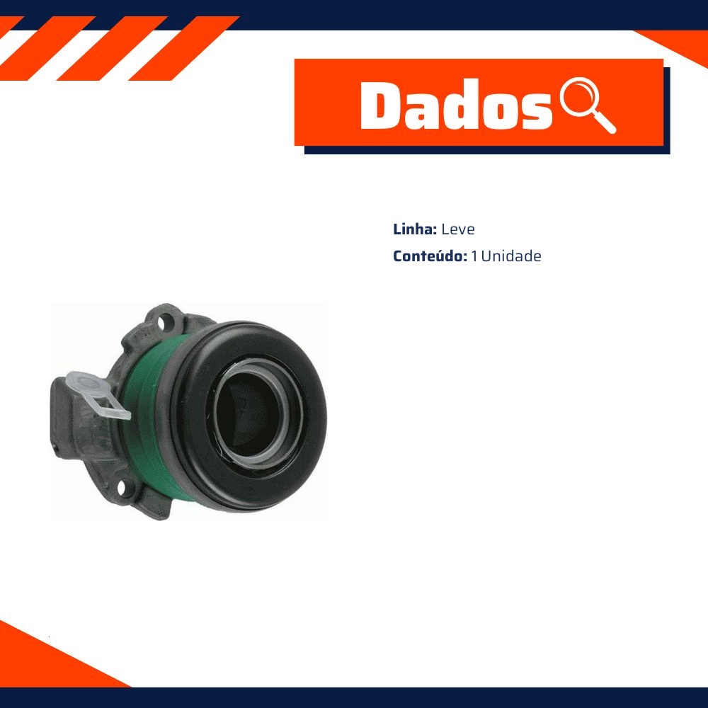 Cilindro Atuador Hidraulico de Embreagem para Chevrolet Vectra - Sachs - 3182 998 802