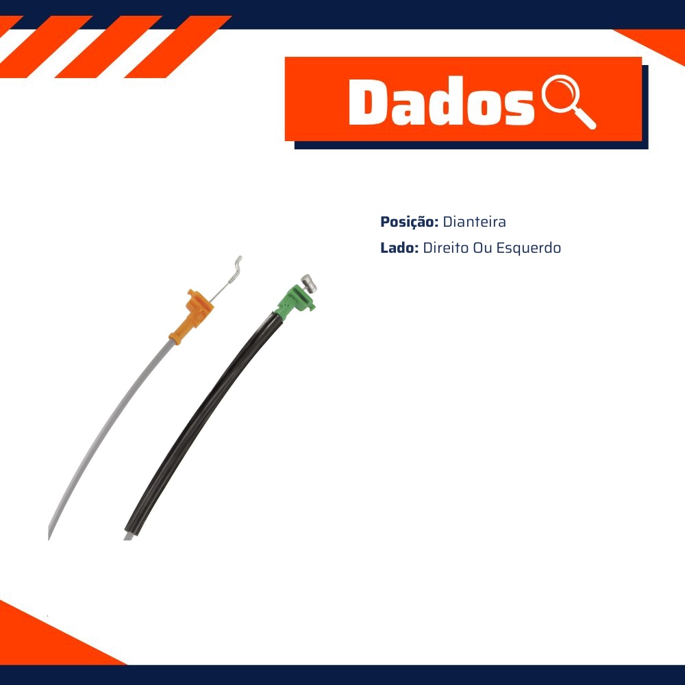 Cabo de Acionamento da Fechadura da Porta para Chevrolet Zafira - Universal Automotive - 42160