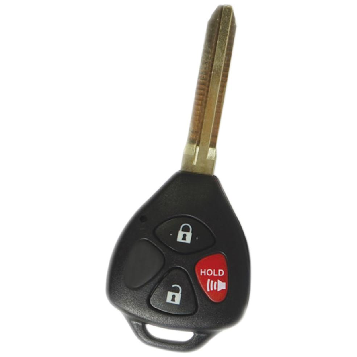Chave sem Segredo Oca 3 Botões para Toyota Hilux - Universal Automotive - 60009