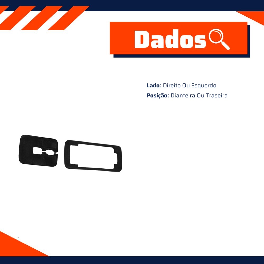 Kit 20 Conjunto de Calços da Maçaneta Porta para Volkswagen Quantum e Santana - Universal Automotive - 22604