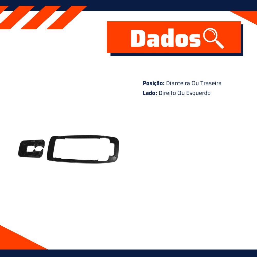 Kit 20 Conjunto de Calços da Maçaneta Porta para Volkswagen Quantum e Santana - Universal Automotive - 22603