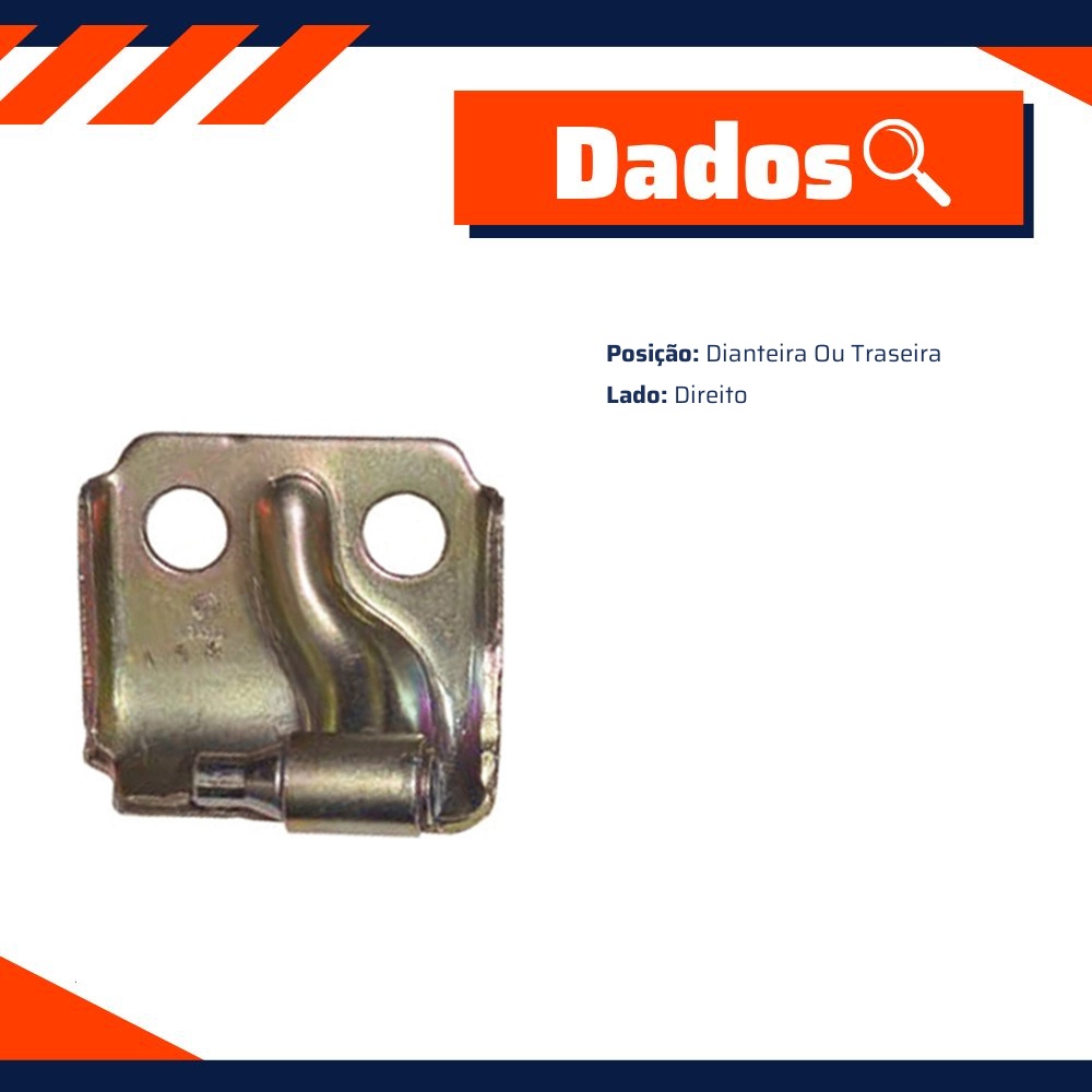 Dobradiça da Porta para Fiat Siena e Strada - Universal Automotive - 70150