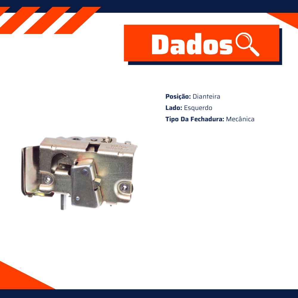 Fechadura da Porta para Volkswagen Fusca - Universal Automotive - 20289