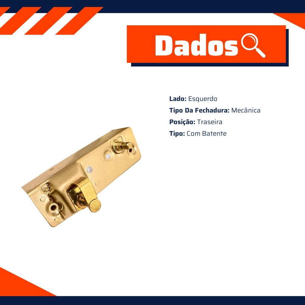 Fechadura da Porta Traseira - Universal - 50563