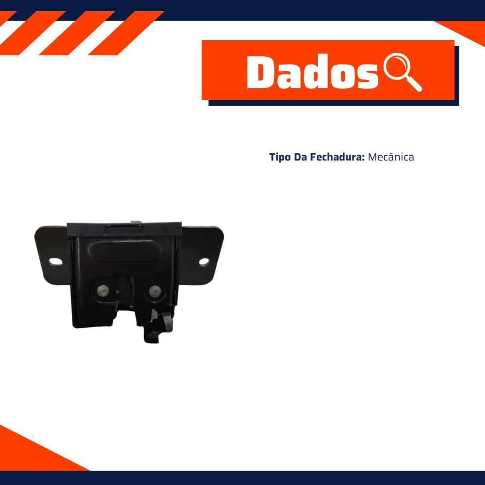 Fechadura do Porta-Malas para Renault Kwid - Universal Automotive - 11731